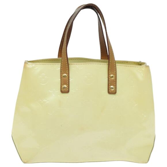 LOUIS VUITTON Monogram Vernis Reade PM Hand Bag Perle M91336 - Picture 3 of 12